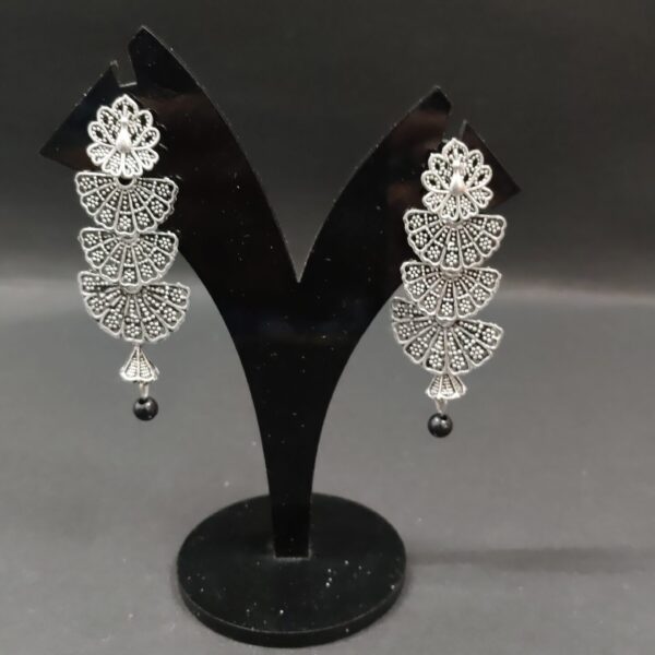 Classic Oxidized silver Dangle Earring