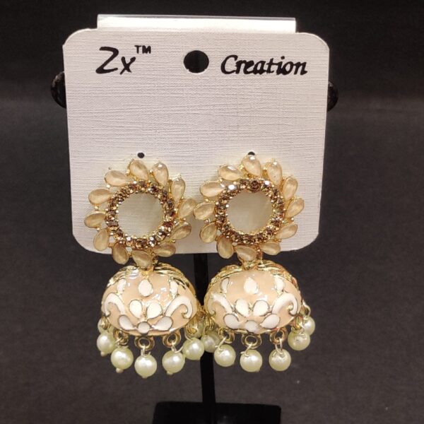 Trending Hand painted Meenakari Jhumka