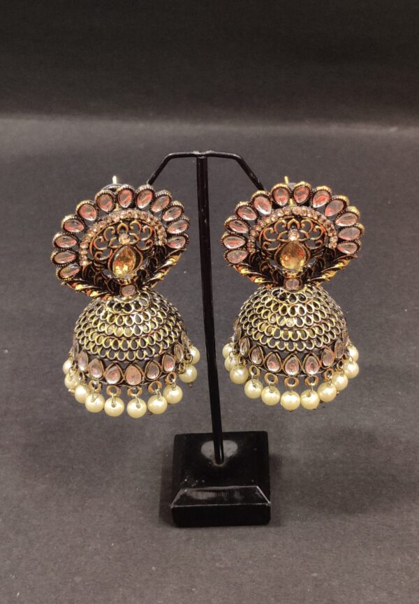 Trending Gold Oxidized Jhumka