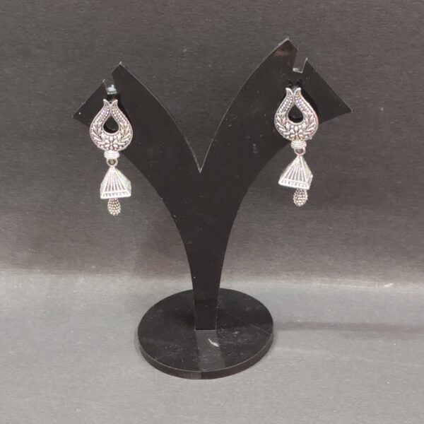 Trendy Silver Dangle earring small