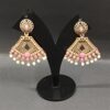Fancy multi color stone drop earring